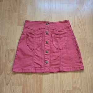 BNWOT FOREVER21 red skirt size 25 size xs-small